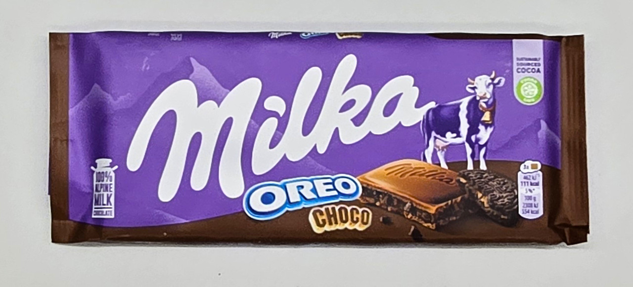 Молочний шоколад Milka Oreo Choco 100г