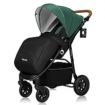 Візок прогулянковий Lionelo Natt Green Emerald Зелений, фото 2