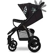 Коляска прогулянкова Lionelo Annet Tour Golden Moments Чорна, фото 6