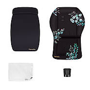 Коляска прогулянкова Lionelo Annet Tour Golden Moments Чорна, фото 10