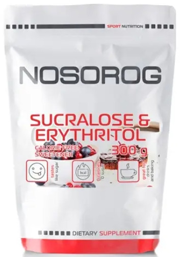 Підсолоджувач NOSORIG Sucralose + Erythritol 300 г