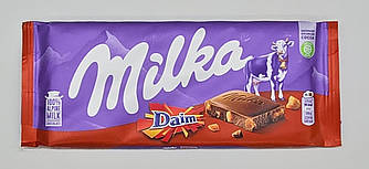 Молочний шоколад Milka Daim 100г