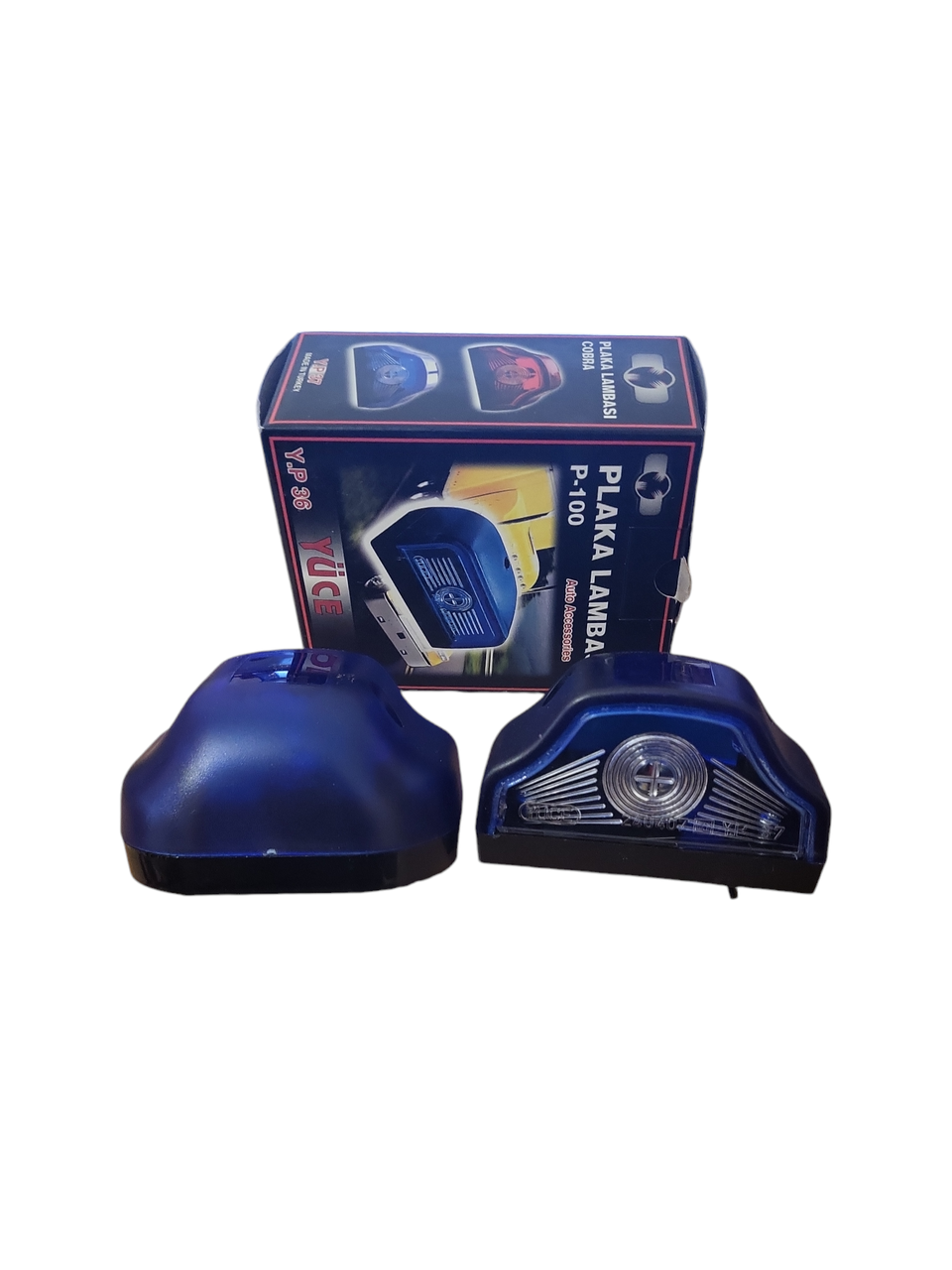 Підсвітка номера для вантажних авто, THOC LED COBRA Синя Світлодіодна з білим світлом,2 шт