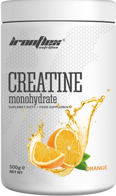 Креатин IronFlex Creatine monohydrate 500 г апельсин