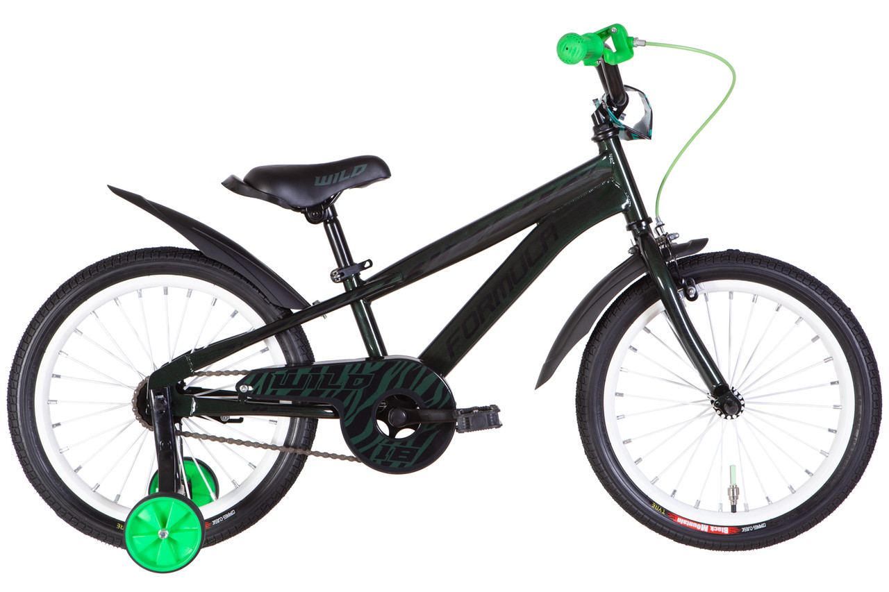 Дитячий велосипед 18" Formula ST WILD BH на зріст 105-115 см чорний