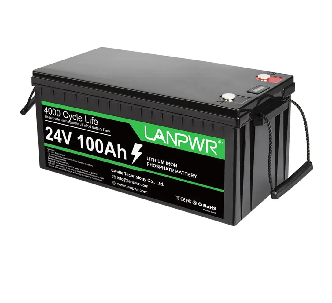 Батарея акумуляторна 24 V, 100А*год, ампер-годин, 24V, вольт, V, літієвий, Lifepo4, Bluetооth, ДБЖ, інверторів