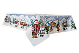 Скатертина Новорічна гобелен 140 х 178 см. святкова скатертина, фото 8
