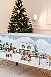Скатертина Новорічна гобелен 140 х 178 см. святкова скатертина, фото 6