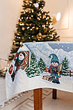 Скатертина Новорічна гобелен 140 х 178 см. святкова скатертина, фото 7