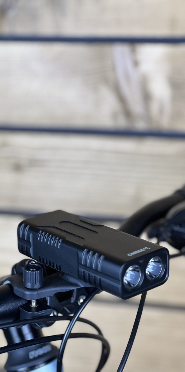 Фонарик на велосипед ліхтарик велофара Onride Lumio XL 850 Лм 10000 mAh Type-C з функцією PowerBank