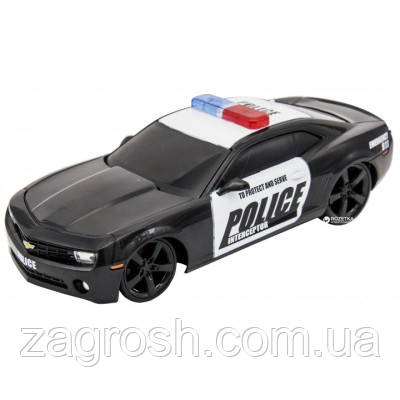 Promo Ціна! Машина Maisto Chevrolet Camaro SS RS (Police) чорний . Світло і звук (1:24 (81236 black) - тільки на ZaGrosh.com.ua