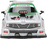 Машинка для дрифту на радіокеруванні Dodge Challenger 4WD з димом та світлом з колесами для дрифту, фото 6