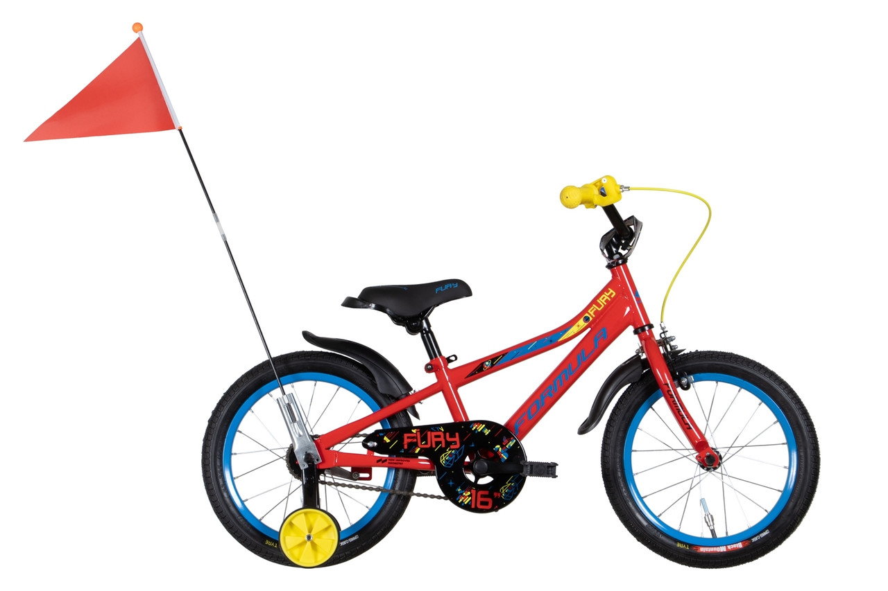 Дитячий велосипед 16" Formula ST FURY на зріст 100-115 см червоний
