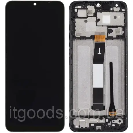 Дисплей (модуль) + тачскрін (сенсор) з рамкою для Redmi 12C 22120RN86G | Poco C55 22127PC95I | Redmi 11A  22120RN86C