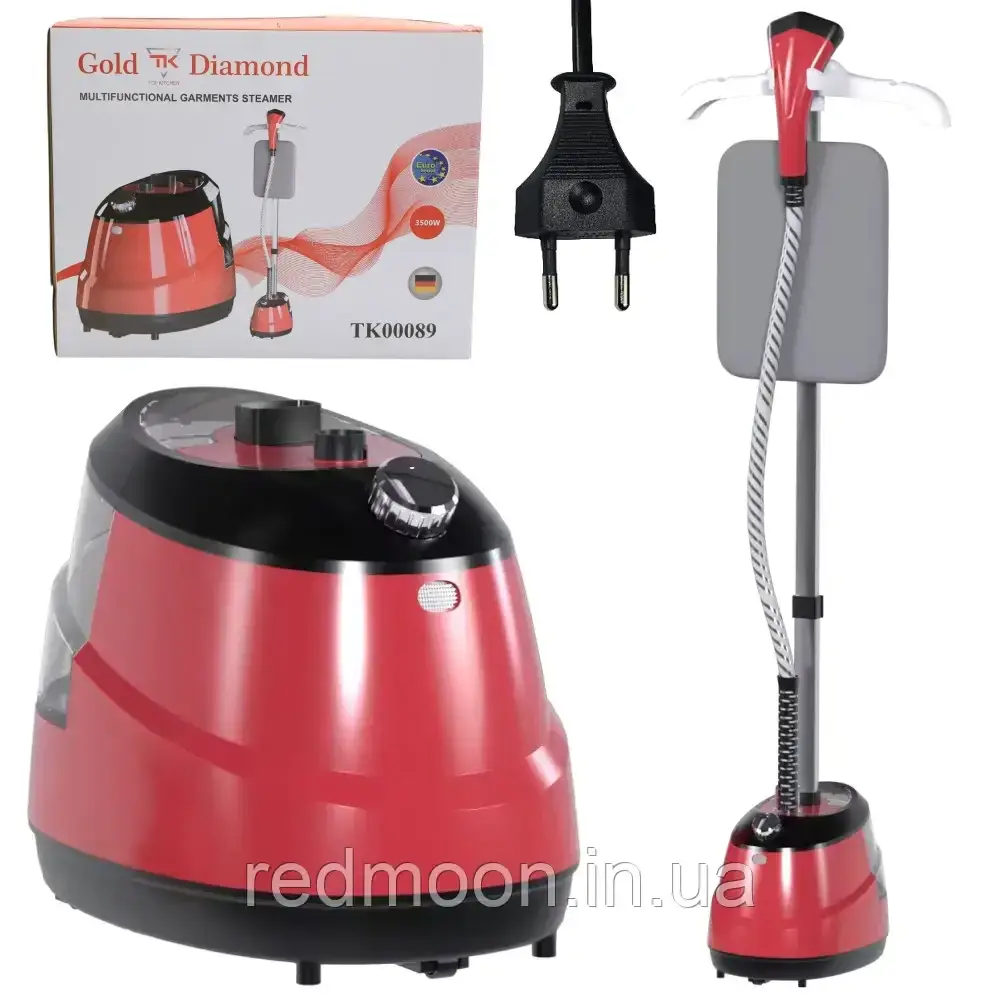 Вертикальний відпарювач для одягу 3л, 2000Вт, Garment steamer / Відпарювач для підлоги / Система для прасування