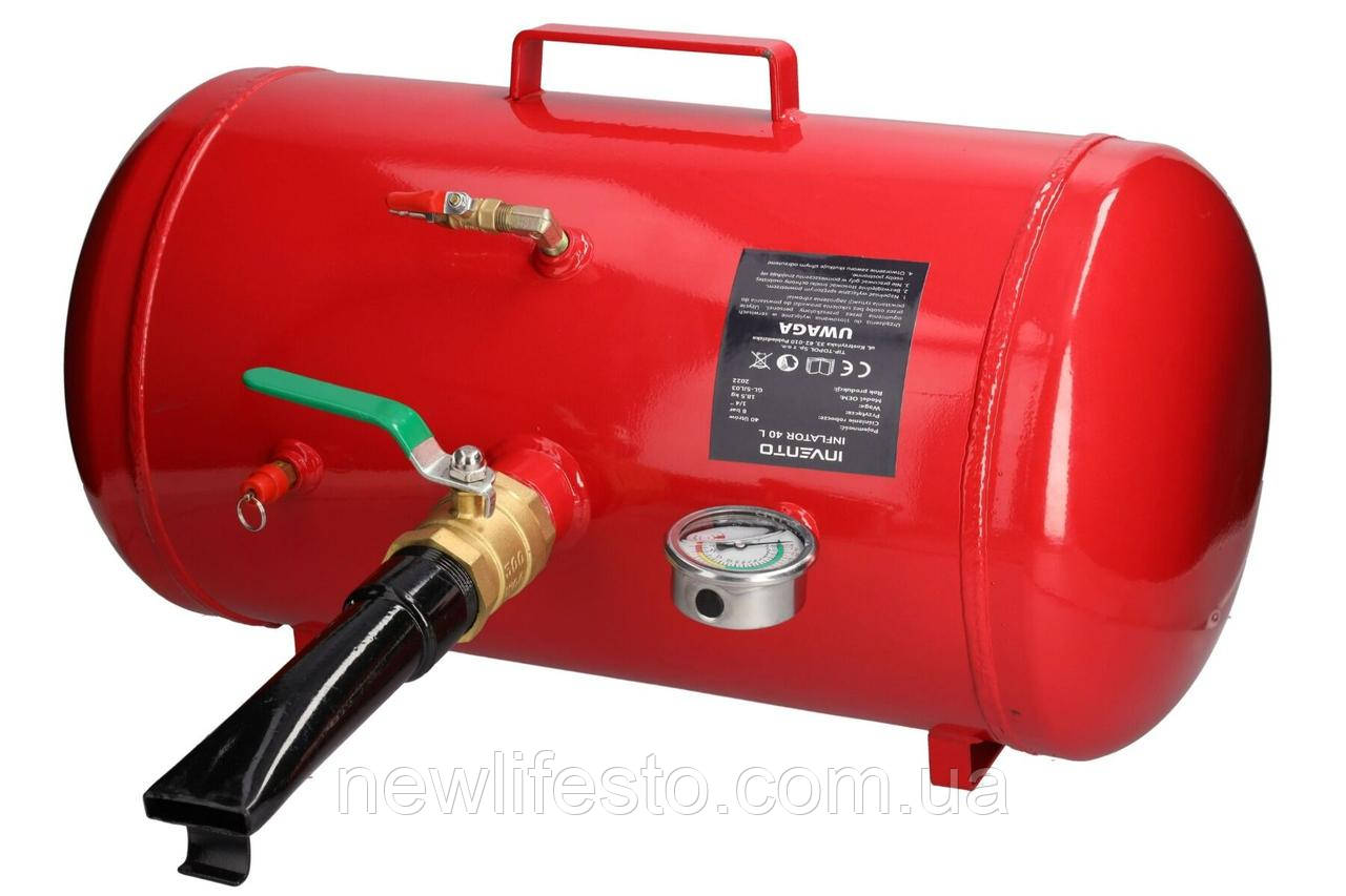 Інфлятор (Бустер, Насос) 40L 519-3915 INVENTO, фото 1