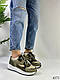Кросівки жіночі, хакі, фото 5
