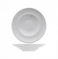 Тарілка для пасти 27см EMOTION білий бамбук РОЗПРОДАЖ