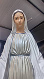 Скульптура Матері Божої 120 см полістоун, фото 7