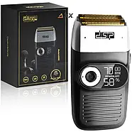 Стильна електробритва чоловіча акумуляторна з дисплеєм DSP 60088 Бритва-шейвер з висувним триммером, фото 10