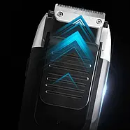 Стильна електробритва чоловіча акумуляторна з дисплеєм DSP 60088 Бритва-шейвер з висувним триммером, фото 5