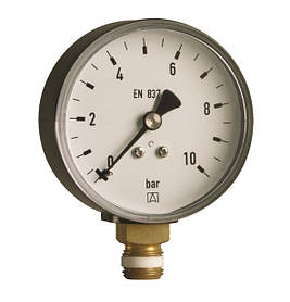 63123 манометр RF 50 0-10 бар 1/4" рад.