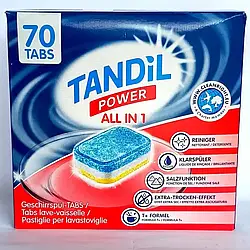 Tandil Power All in 1 таблетки для посудомийних машин 70 шт
