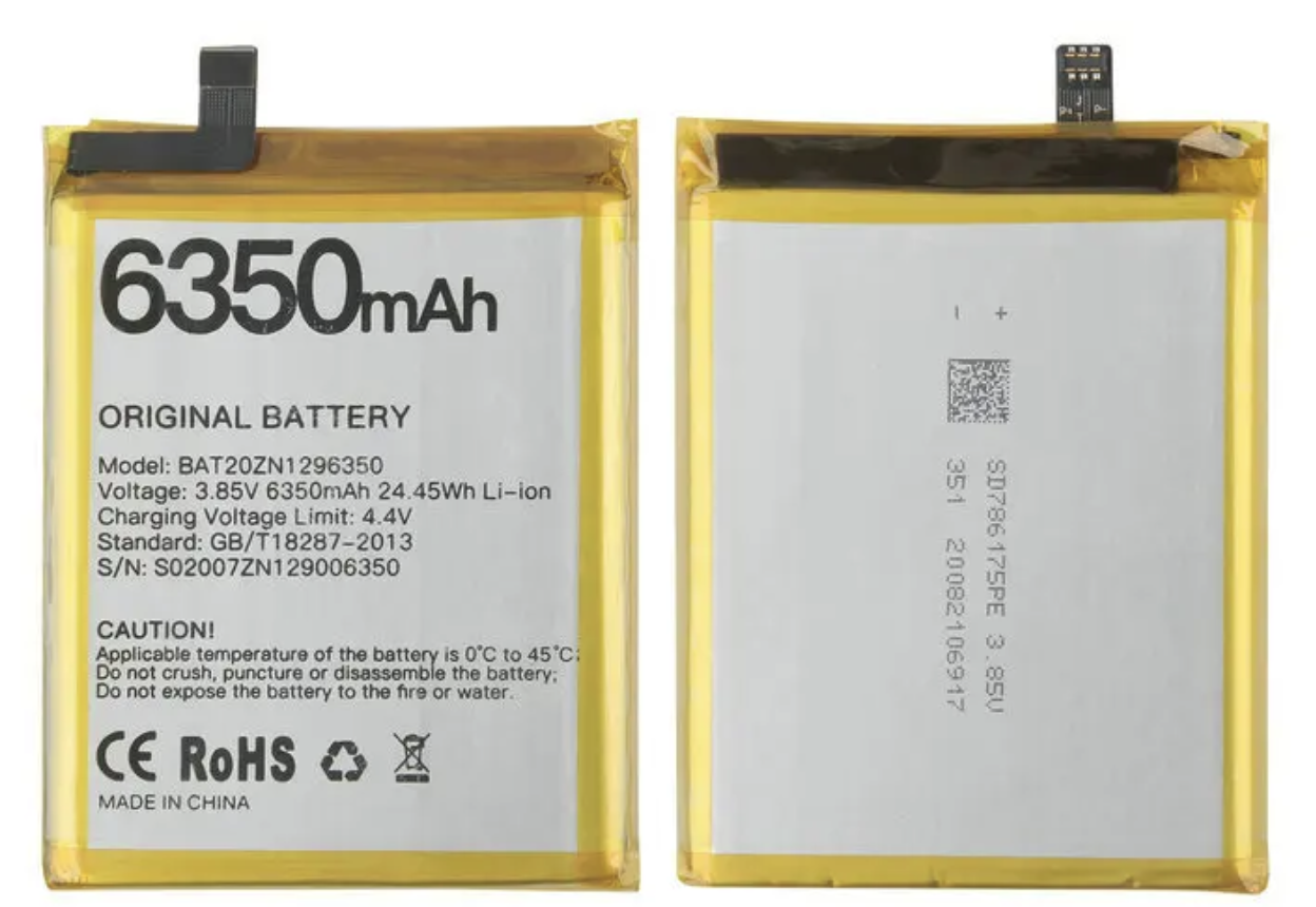 АКБ Doogee BAT20ZN1296350 для Doogee S96 / S96 Pro / S96 GT