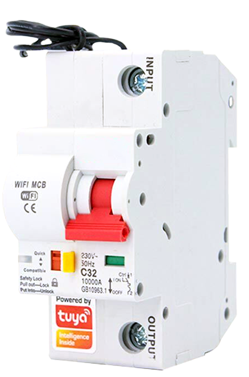 439450 Розумний автоматичний вимикач Tervix Pro Line WiFi Circuit Breaker, 10A (без ЕМ)