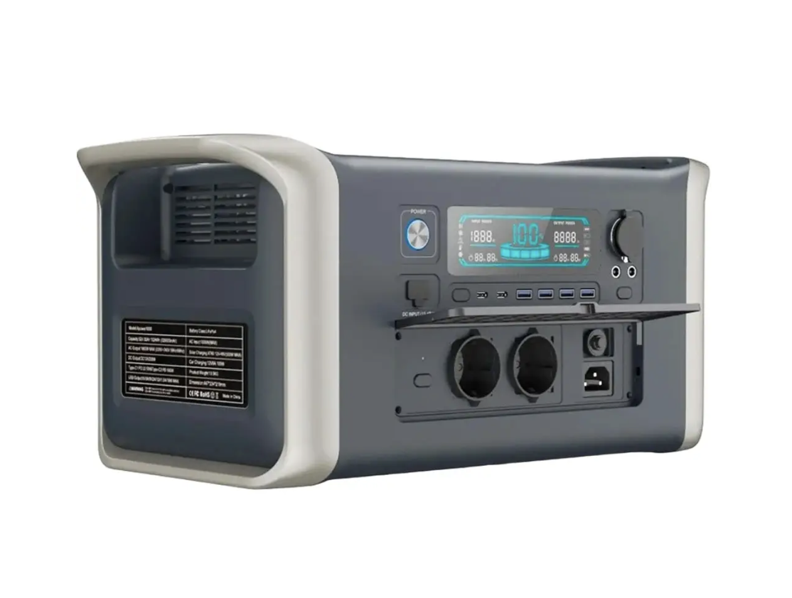 Зарядна Станція Power Station UAPOW APower 1000, 1800W, 1024Wh, QC 3.0 18W, PD 100W, DC, LiFePO4, фото 1