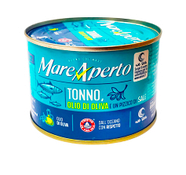Тунець в оливковій олії 😇 Mare Aperto "Tonno, olio di oliva" 240 гр. Італія, фото 6