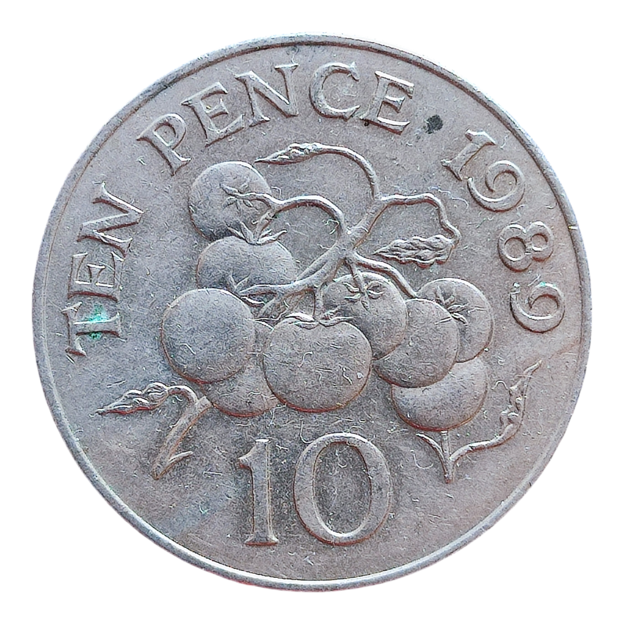 Гернсі 10 пенсів, 1989