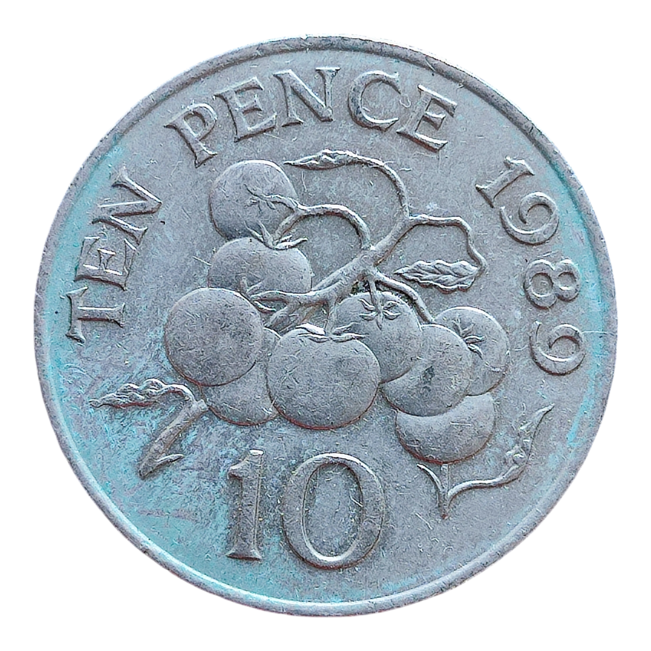 Гернсі 10 пенсів, 1989