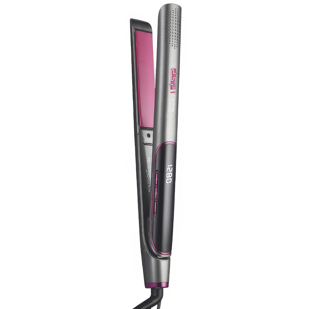 Прасочка для волосся плойка з терморегулятором і дисплеєм DSP 10790 Праска для волосся з керамічними пластинами, фото 1