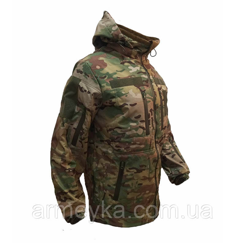 Куртка вітро/вологостійка softshell multicam софшел UA