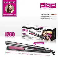 Прасочка для волосся плойка з терморегулятором і дисплеєм DSP 10790 Праска для волосся з керамічними пластинами, фото 7