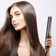 Прасочка для волосся плойка з терморегулятором і дисплеєм DSP 10790 Праска для волосся з керамічними пластинами, фото 2