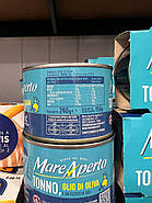 Тунець в оливковій олії 😇 Mare Aperto "Tonno, olio di oliva" 240 гр. Італія, фото 5