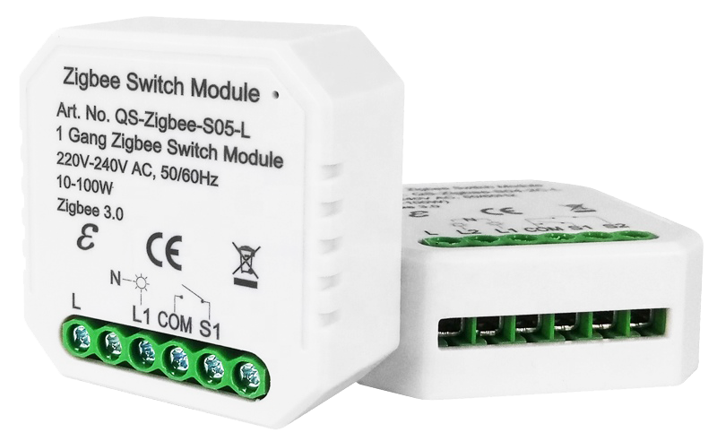 432141 Розумний вимикач Tervix Pro Line ZigBee Switch (1 клавіша), без нуля