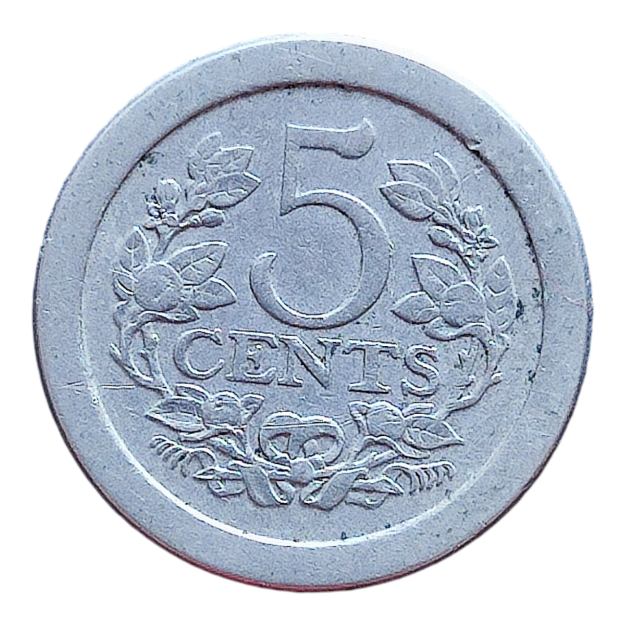 Нідерланди 5 центів, 1908