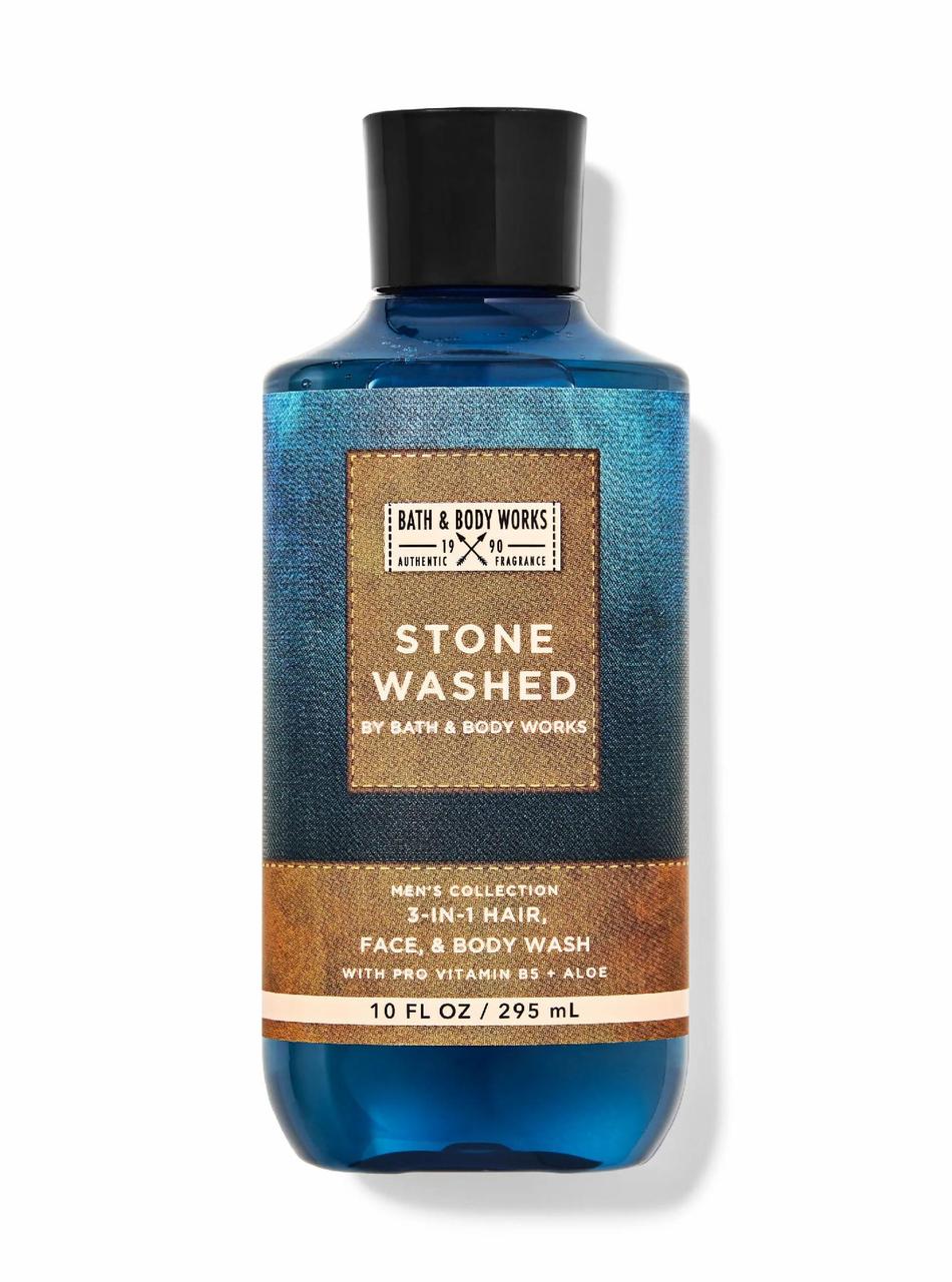 Чоловічий гель для душу три в одному Bath and Body Works Stone Washed 3-in-1 Hair, Face & Body Wash 295 мл