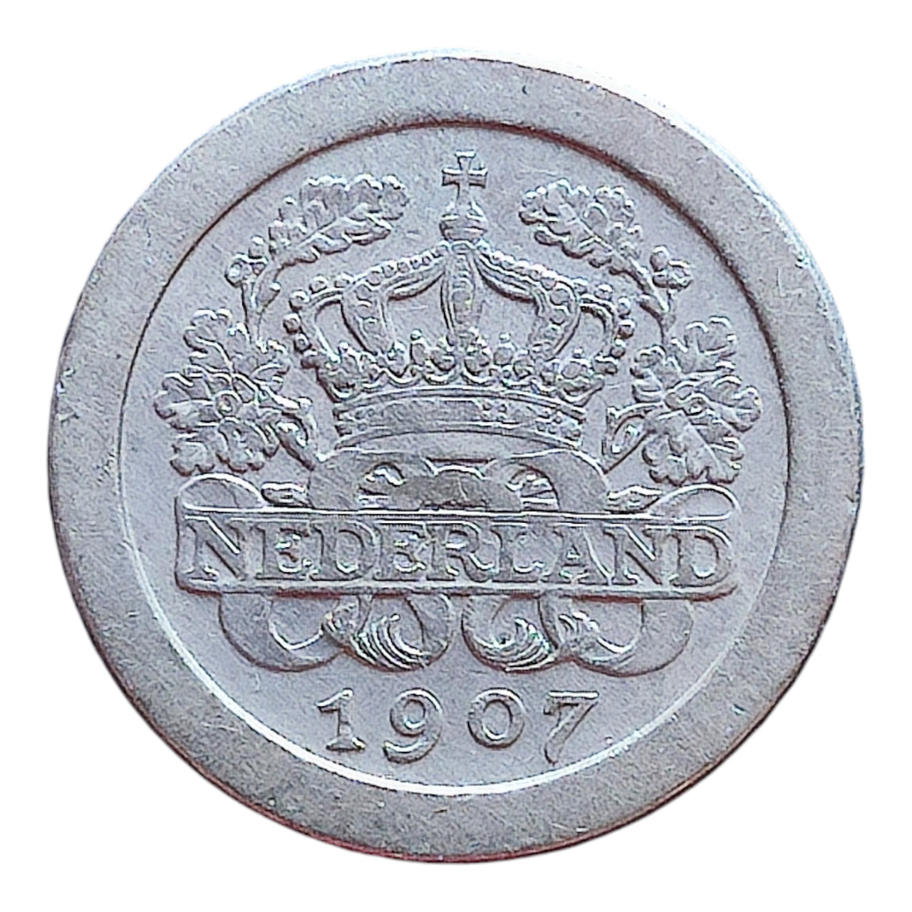 Нідерланди 5 центів, 1907
