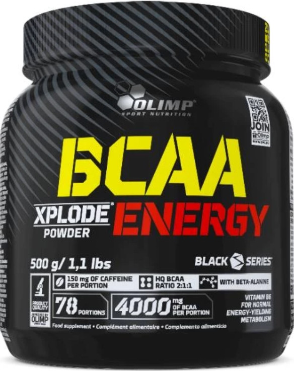 Амінокислоти ВСАА OLIMP BCAA Xplode Energy 500г фруктовий пунш, фото 1