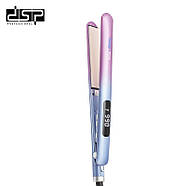 Прасочка для волосся плойка з терморегулятором і дисплеєм DSP 10731 Праска для волосся з керамічними пластинами, фото 3