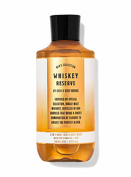 Чоловічий гель для душу три в одному Bath and Body Works Whiskey Reserve 3-in-1 Hair, Face & Body Wash 295 мл