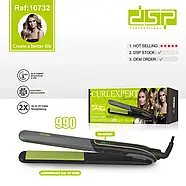 Прасочка для волосся плойка з терморегулятором і дисплеєм DSP 10732 Праска для волосся з керамічними пластинами, фото 2