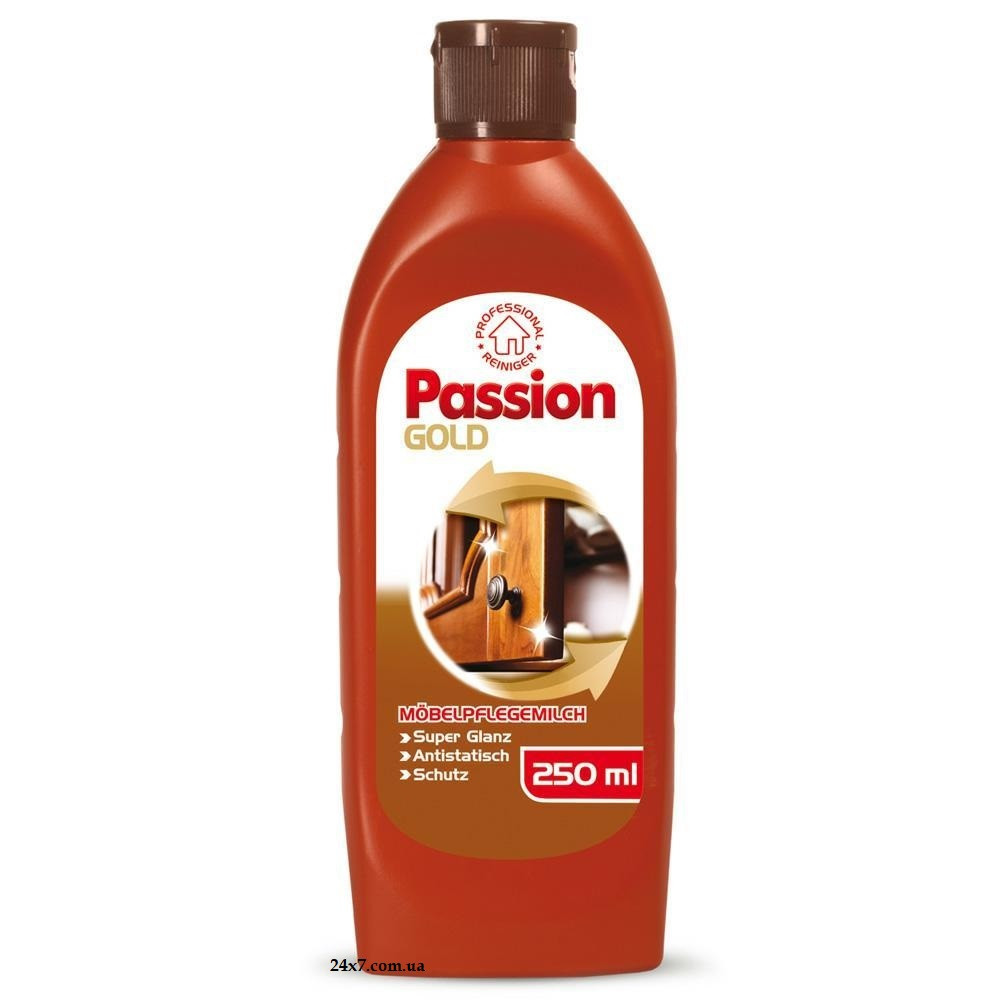 Молочко для полірування меблів Passion Gold 250 мл, фото 1