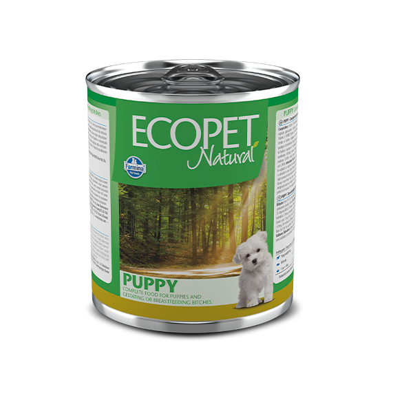 Вологий корм Farmina Ecopet Natural Puppy для собак, з куркою, 300 г (*), фото 1