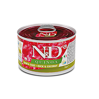 Вологий корм для собак Farmina N&D Quinoa Skin&Coat ADULT MINI при харчовій алергії з качкою, 140 г (*)