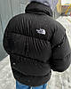 Модна чоловіча зимова куртка пуховик The North Face TNF 700 Норт Фейс ТНФ чорна зима, фото 8